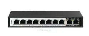 D-Link 8ge Poe+ 2ge Uplink 250m Poe Switch DGS-F1010p
