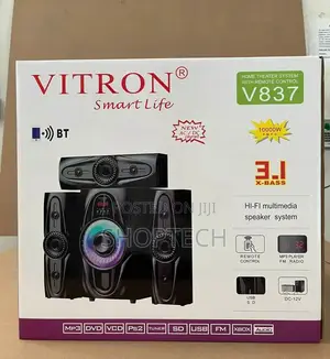 *Vitron Woofer 3.1 V837 Hometheatre System
