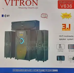 *Vitron 636 Hometheatre System With Remote Control
