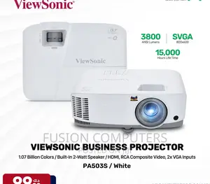 Viewsonic PA503S DLP Projector, SVGA, 800 X 600, 4:3, 3800 A