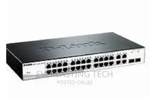 .Dlink DES-1210-28 Fast Ethernet Smart Managed Switches Non-