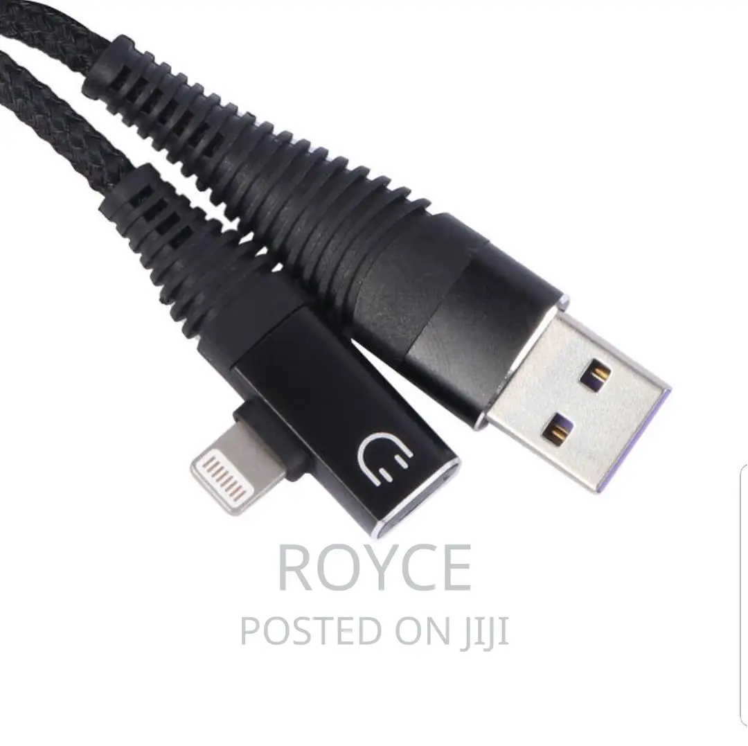2 in 1 Adapter for Lightning Charging + Audio