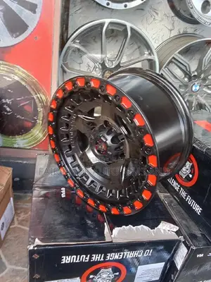Rims Size 17/6/139 With Red Line.