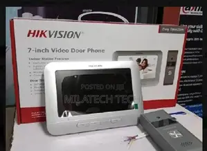<>7 Inch Hikvision Video Door Bell,.