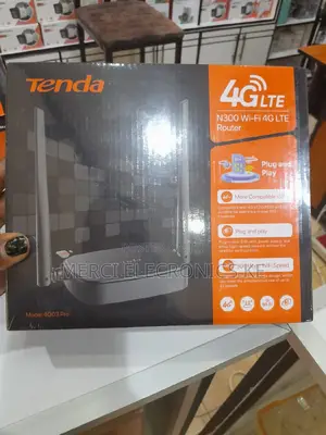 Tenda 4G LTE CAT 4, 300 MBPS Router | 4G03 Pro
