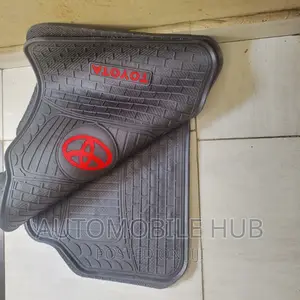 Black and Red Toyota Floor Mats 5pcs