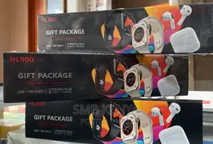 HL900 Gift Pack (Full Touch Screen Smart Watch With Airpods)