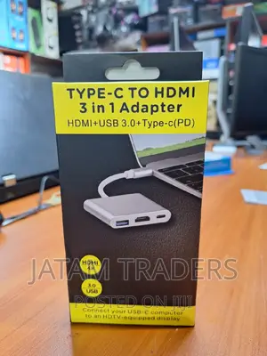 Type C to HDMI, 3 in One