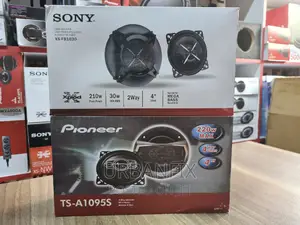 Sony and Pioneer 4 Inch Dashboard Speakers - A Pair