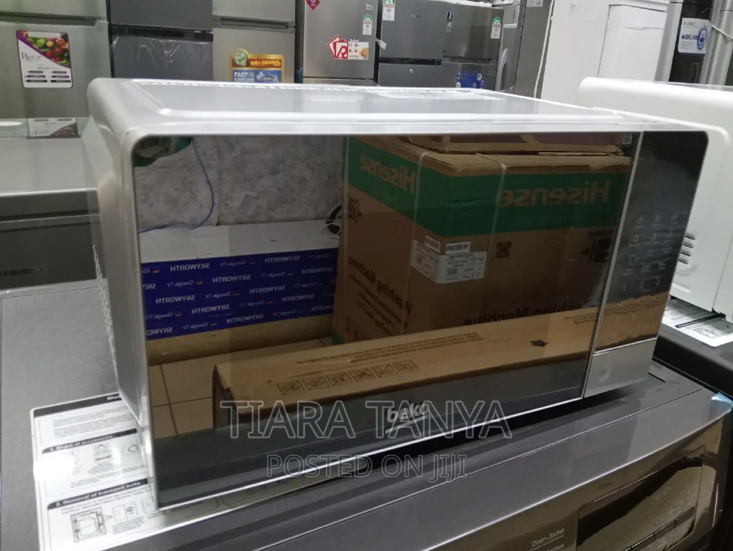 Beko BMO383 UK Microwave Oven Solo, 20L – Silver