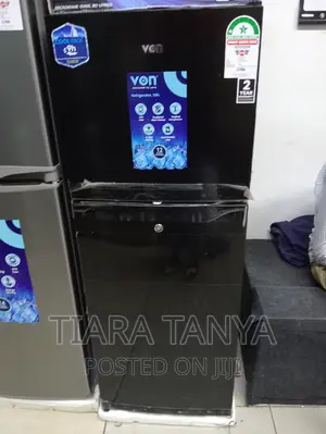 Von Double Door Fridge 136l