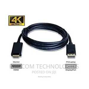 Display Port to HDMI Cable Converter 1.8M, DP to HDMI