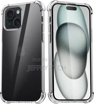 For iPhone 15 Clear Case Shockproof Phone Cover Protective P
