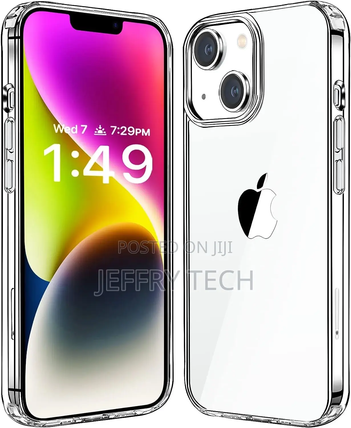iPhone 14 Plus Case Clear, Non-Yellowing Shockproof Phone Ca
