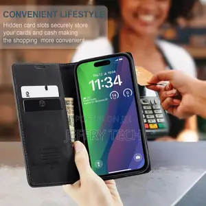 Leather Case for iPhone 15 Plus Case Wallet, for iPhone 15 P