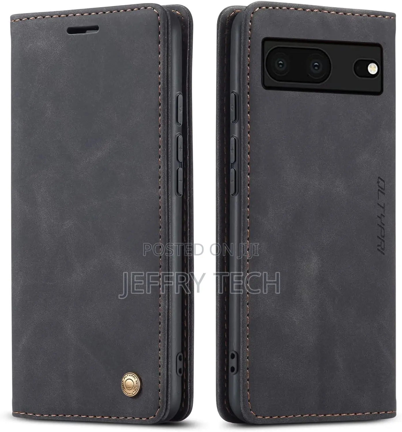 Case for Google Pixel 7A, Vintage PU Leather Wallet Case Car