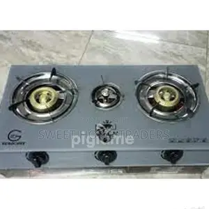 Eurochef 3 Burner Glass Table Top: