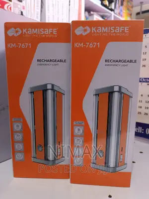 Rechargeable Emergency Light Kamisafe KM-7671