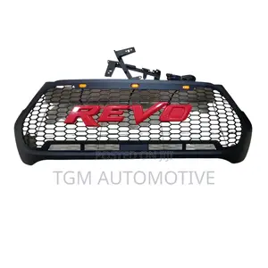 Hilux 2020+ Front Grille With LED Light, Revo Logo