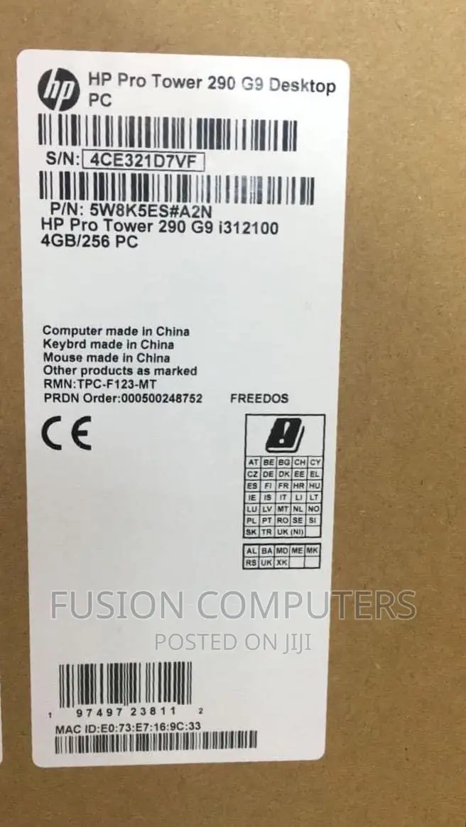 New Desktop Computer HP 4GB Intel Core I7 HDD 1T