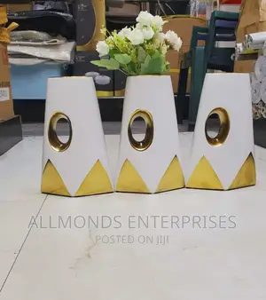 Flower Vase Ceramic Nordic Triangle Like