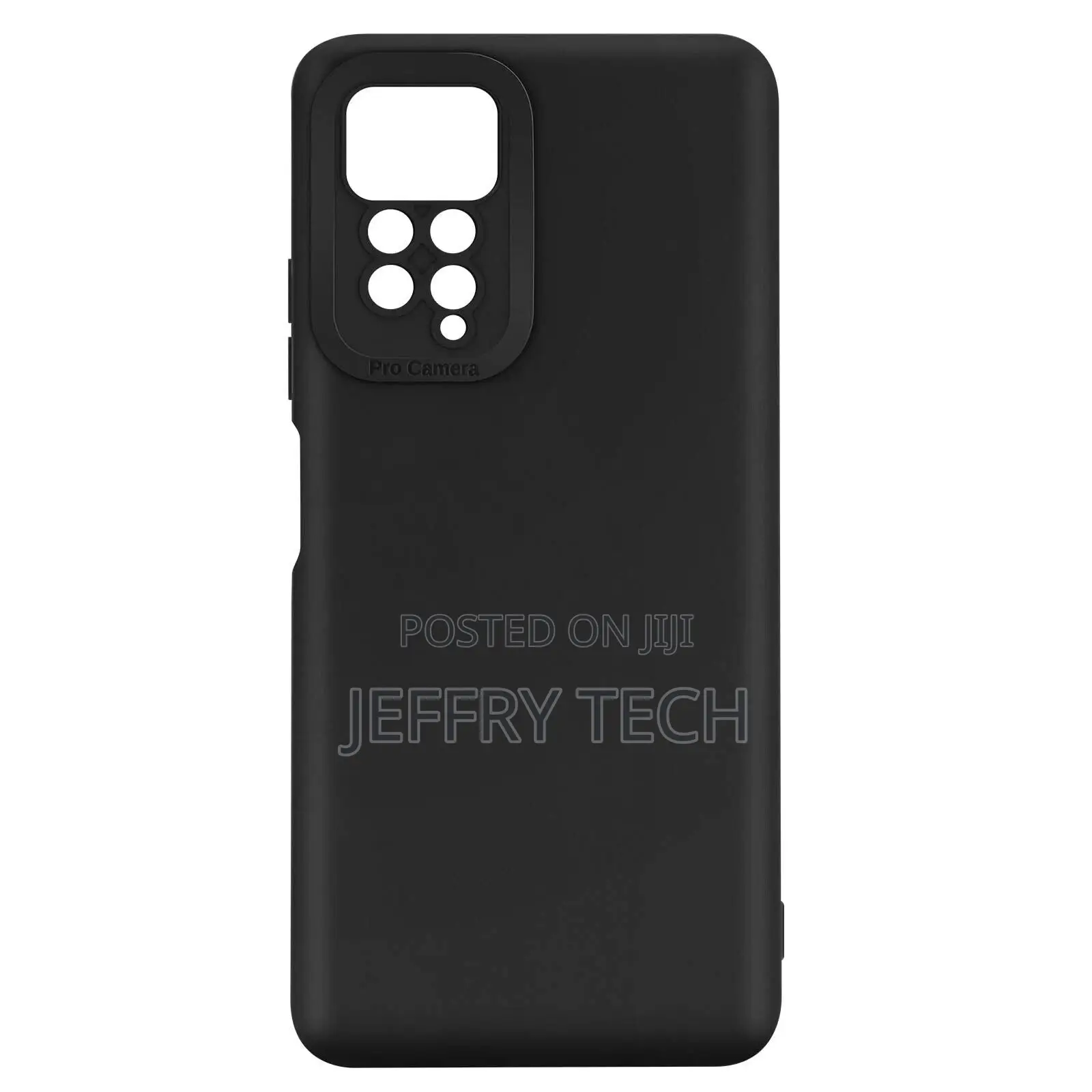 Xiaomi Redmi Note 11 Pro Plus Silicone Flexible Case Black