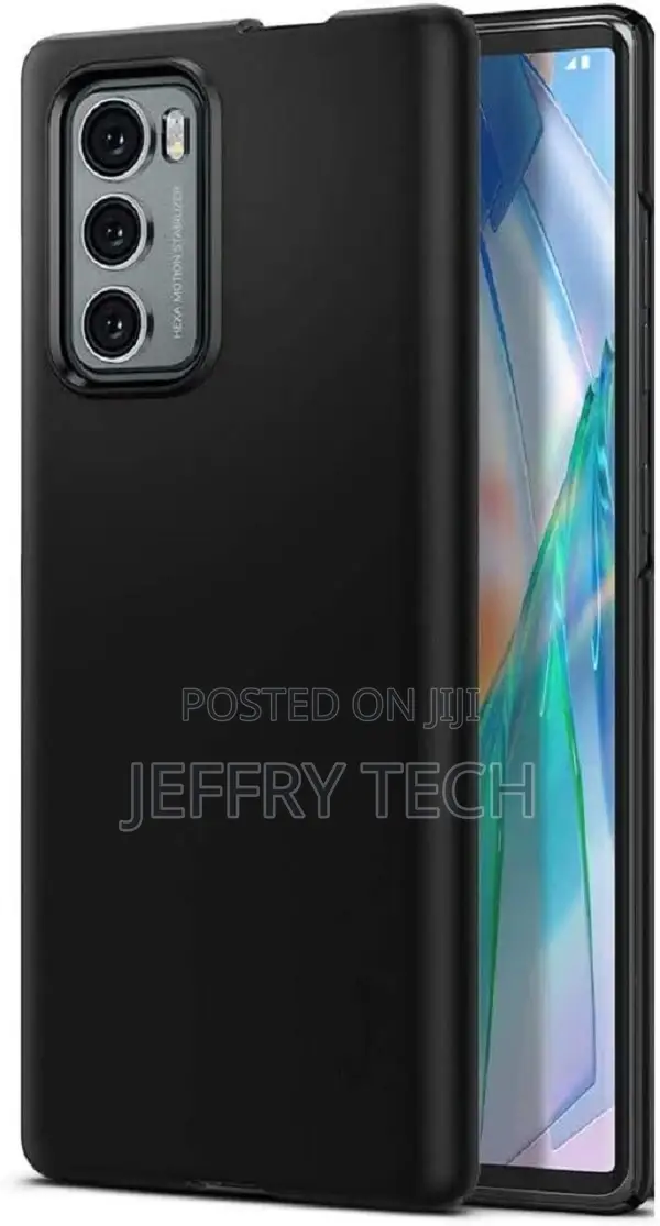 LG Wing Phone Case - Slim Silicone PC Black Protective Case