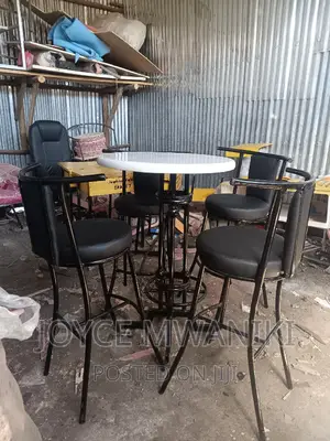 Restaurant Set of High Chairs and a Table.