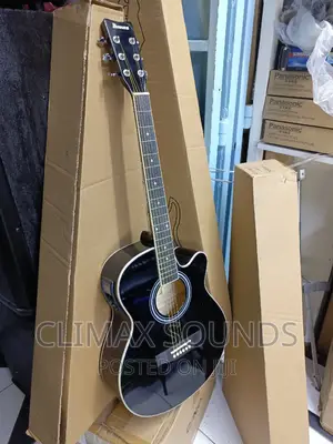 Semi Acoustic Ibanez Black Plain