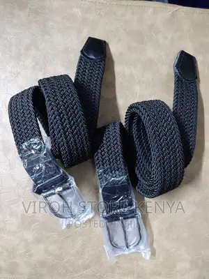 Stretching Men's Waist Belt - Black