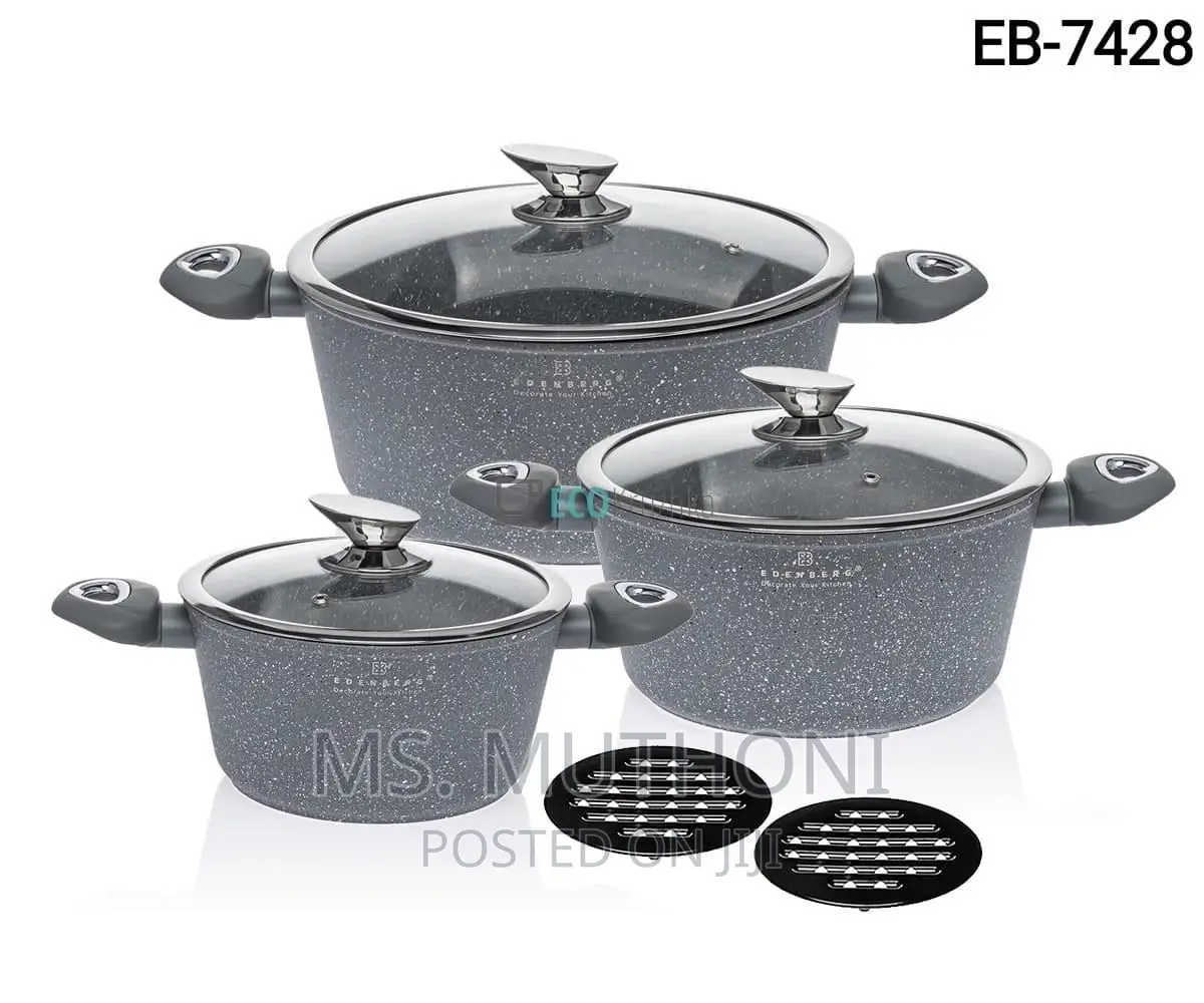 8pc Edenburg Cookware