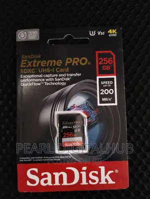 Extreme Pro 256GB 200mb/S Speed Sandisk