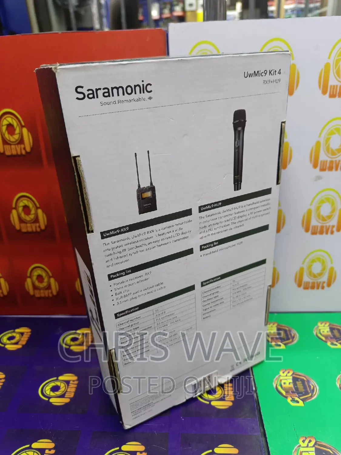 Saramonic Uwmic9 Kit 4 Handheld Wireless Microphone