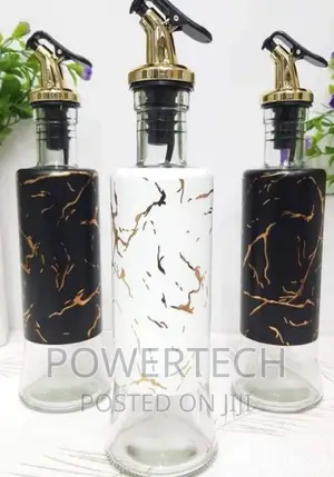 350ml Marble Like Oil Jar /Dispenser
