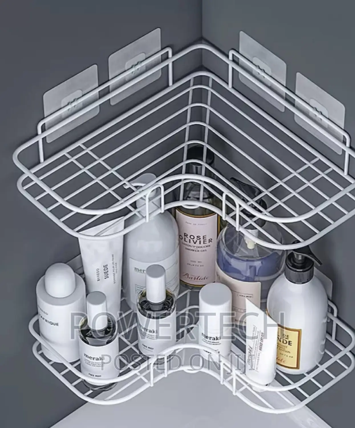 Corner Bathroom Shelf With Shelf Adhesive Tape