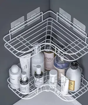 Corner Bathroom Shelf With Shelf Adhesive Tape