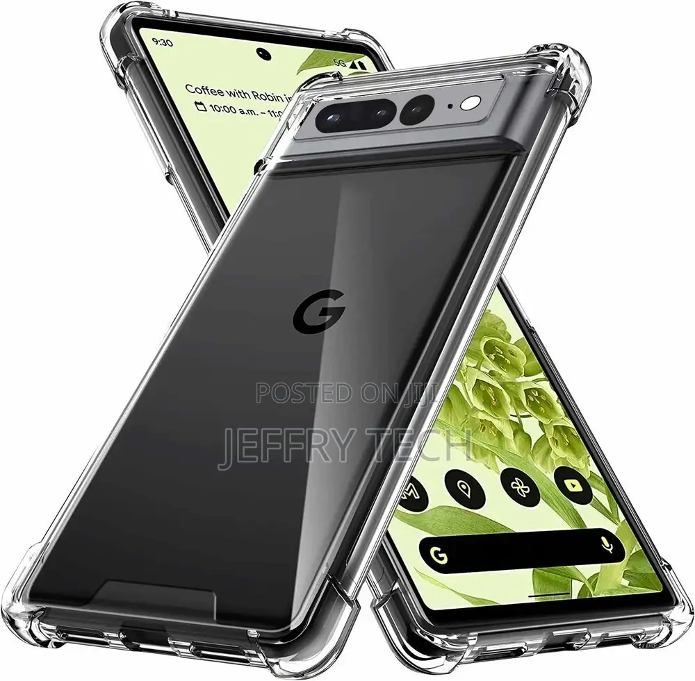 Google Pixel 7 Pro Back Case With Military Grade Bumper Corn