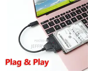 SATA to USB Type-C Adapter Cable for 2.5" Hard Drive HDD Lap