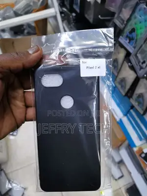 Black Soft Silicone Funda for Google Pixel 2 XL Case 6.0 Inc