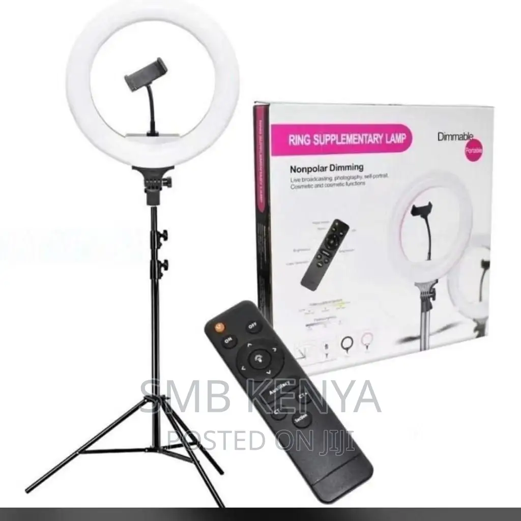 35 Cm Dimmable Ring Light With Stand for Contect Creation