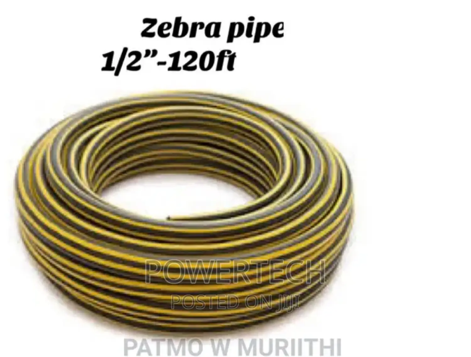 Zebra Water Pipe 1/2" 120ft