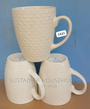 *White Mugs 6 PCS