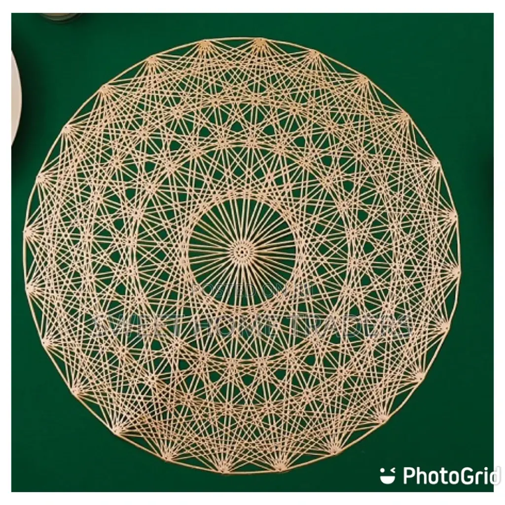 Dining Table Mats 6 Pieces Non Woven