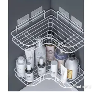 Generic Corner Bathroom Shelf With Self Adhesive Tape