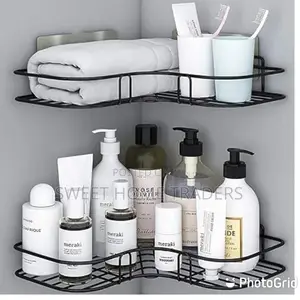 Generic Corner Bathroom Shelf With Self Adhesive Tape: