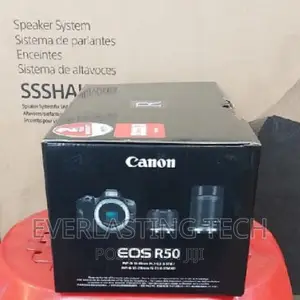 .Canon EOS R50 Mirrorless Camera 18-45mm 55-210mm