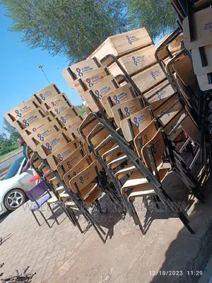 School Lockers and Chairs