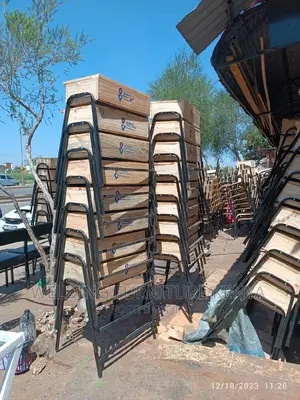 School Lockers and Chairs