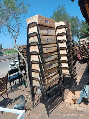 School Lockers and Chairs