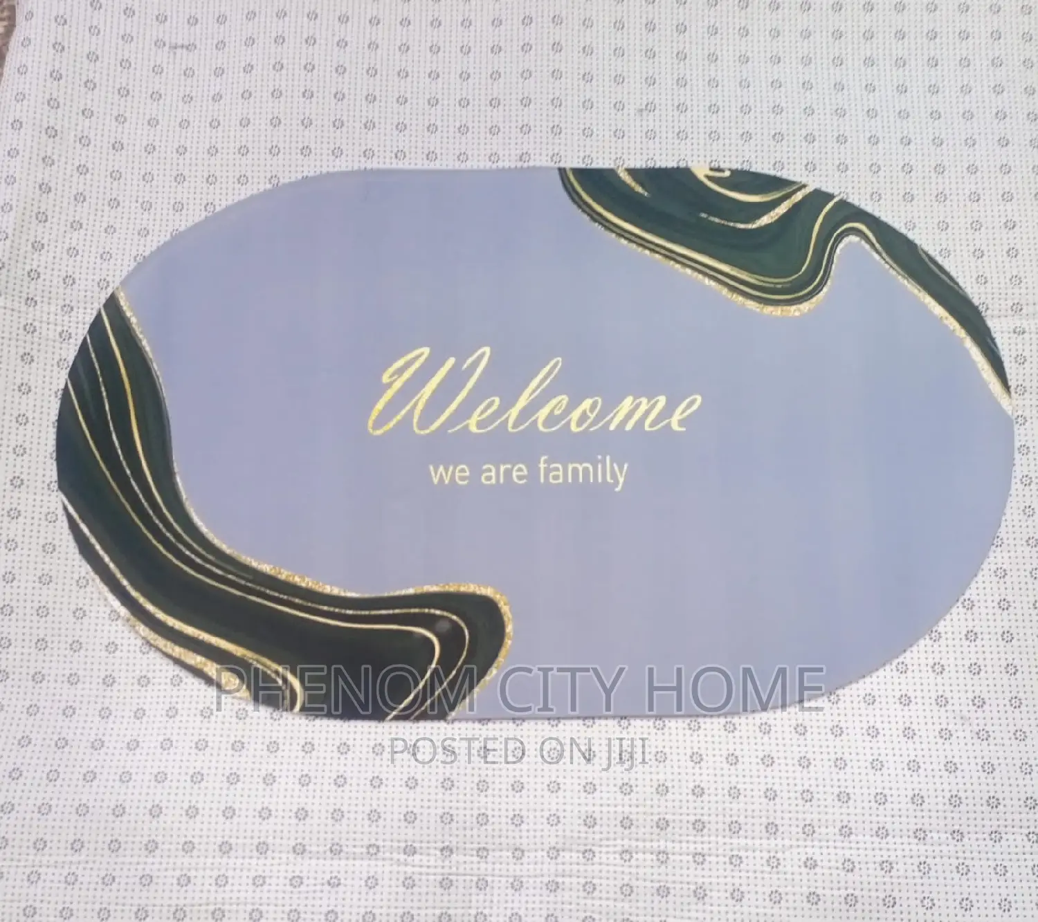 Oval Rubber Mat